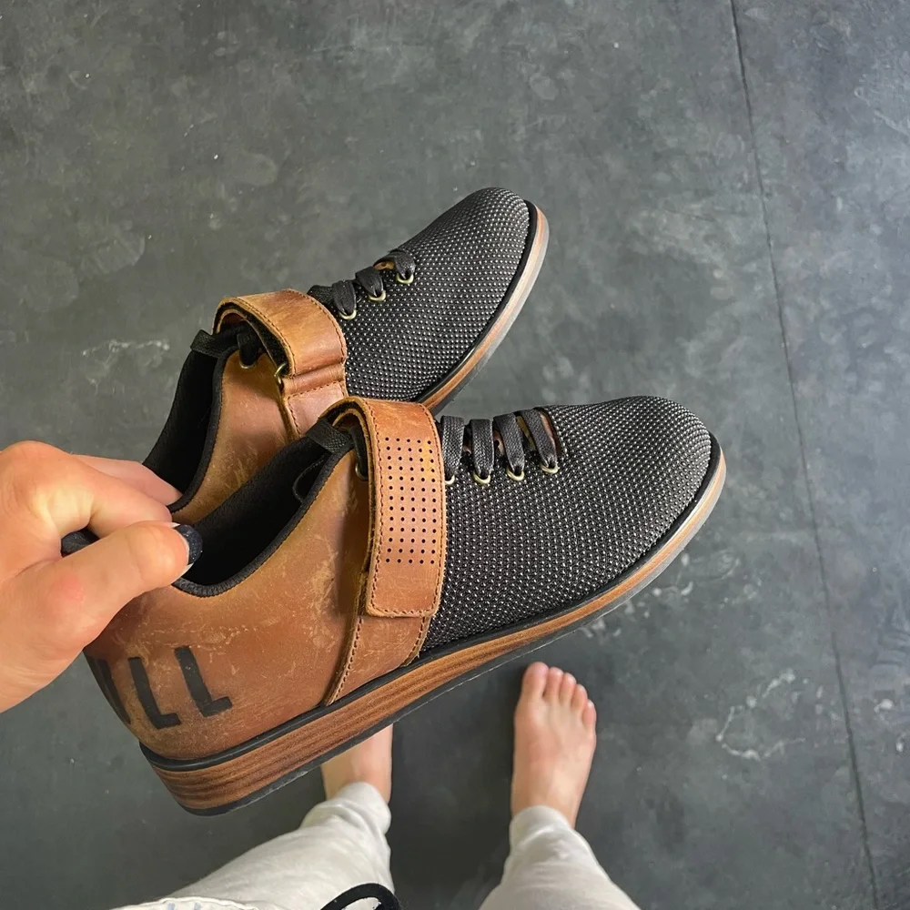 NOBULL Leather Lifters - Women\'s Size 9.5 NOBULL Leather Lifters Women 7.5 Black Weightlifting Shoes  main image 3